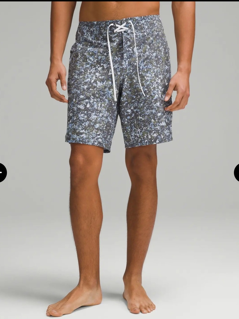 lululemon athletica Current State 9 inch Board Shorts Blue/Brown